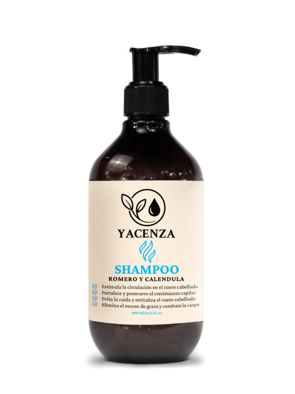 SHAMPOO ROMERO Y CALENDULA 400 ML