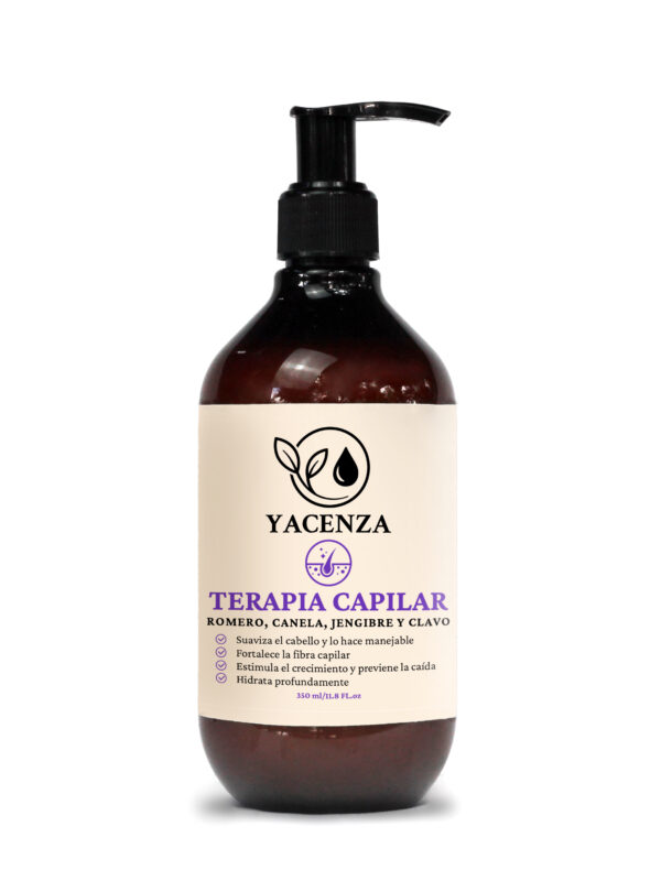 TERAPIA CAPILAR ROMERO, CANELA, JENGIBRE Y CLAVO 350 ML